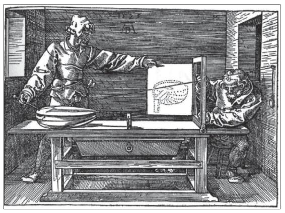 3D projection: A Dürer