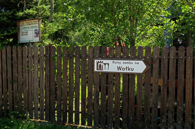 ulica Zielna, my jednak zakręcamy w lewo, w stronę