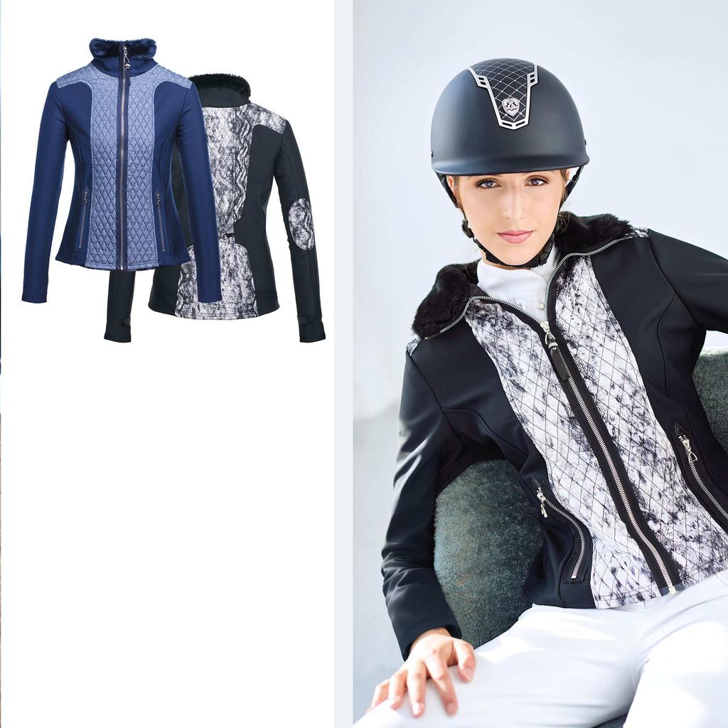 GI N A Art. 09926 BLUZA SOFTSHELLOWA SOFTSHELL JACKET GINA Sportowa, funkcjonalna i dopasowana kurtka damska wykonana z elastycznego softshellu.