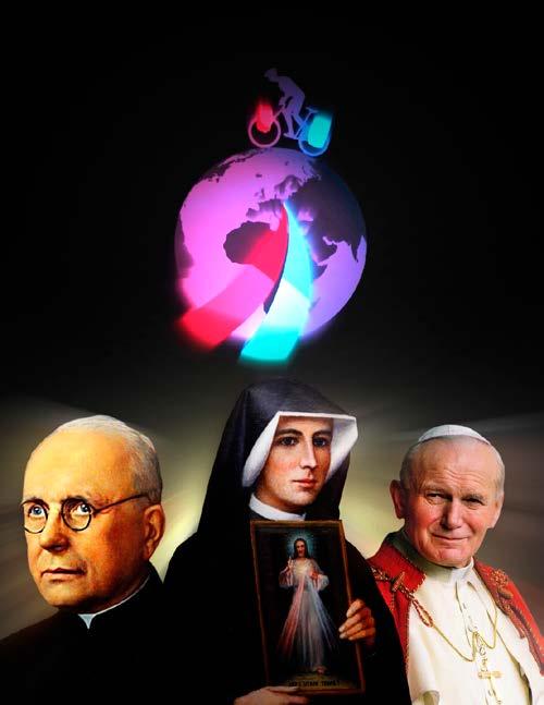 Patroni duchowi Misji JuT apostołowie miłosierdzia Znamy już patronów duchowych tegorocznej wprawy, jest ich aż troje. Pierwszą z nich jest św. s. Faustyna Kowalska, której objawił się Pan Jezus.