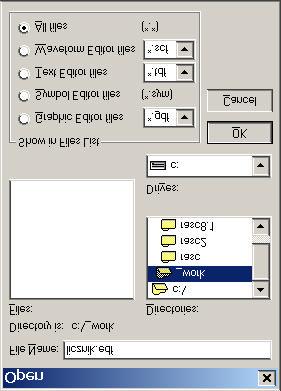 edf (Rysunek 6) Menu: File->Open Rysunek 6?? Wybrac plik licznik.