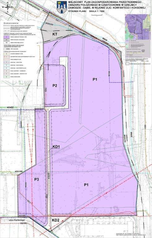 Miejscowy Plan Zagospodarowania Przestrzennego obszaru położonego w Częstochowie w Dzielnicy
