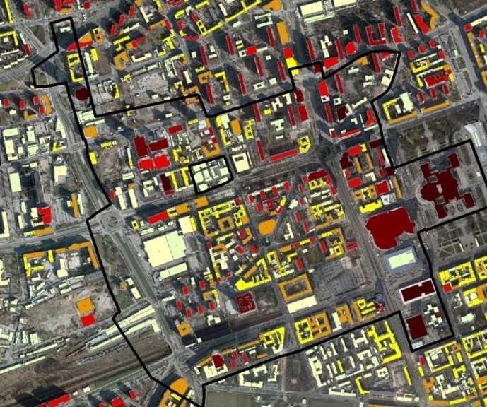 Żelaznej; b a b Wysokość zabudowy > 30m w centrum - zmienić zasięgi i doprecyzować wysokości w centrum, w tym: określić maksymalną wysokość dominant wysokościowych w strefie centrum w związku z