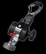 CG Retraktor B CF z karabińczykiem Vierfachfitting, H 350 564 CF