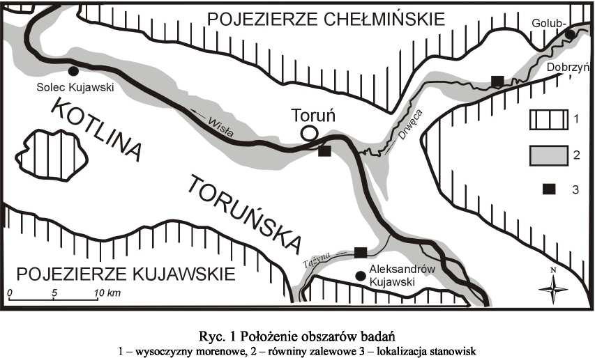 powodziowa związana z fazami wezbrań jest dobrze zarejestrowana w budowie wałów przykorytowych.