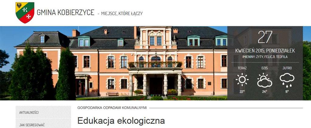 - upowszechnianie wyników corocznego sprawozdania gminnego o rodzajach i ilości odpadów opakowaniowych zebranych przez gminy (lub podmiot działający w ich imieniu) oraz przekazanych do odzysku i