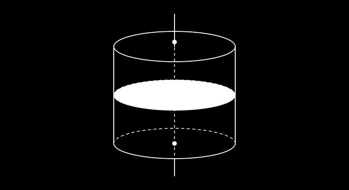 Przekrój poprzeczny walca Ćwiczenie 4 Oblicz objętość walca, którego przekrojem osiowym jest kwadrat o boku.