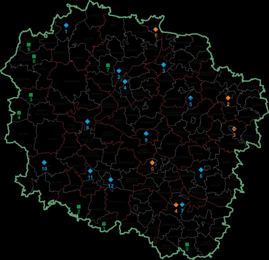 Prognoza oddziaływania na środowisko projektu Planu gospodarki odpadami województwa Składowiska odpadów innych niż niebezpieczne i obojętne, na których są składowane odpady komunalne (Stan na dzień