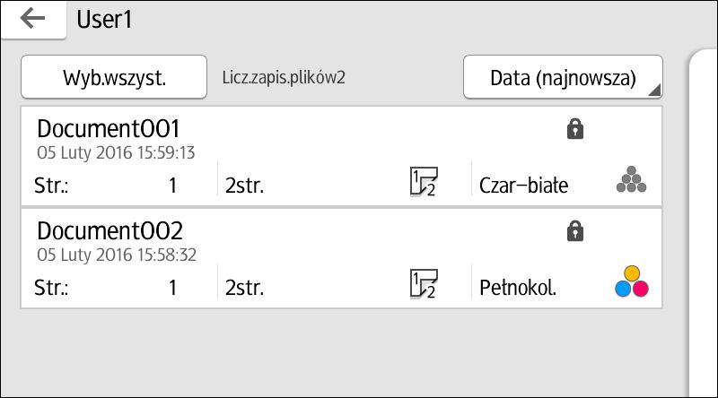 Używanie funkcji Obsługi szybkiego wydruku Używanie funkcji Obsługi szybkiego wydruku Szybkie aplikacje zainstalowane na urządzeniu pozwalają na używanie niektórych funkcji drukarki z jednego ekranu.