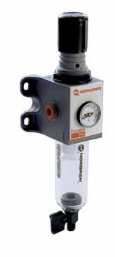 2 0 0 7 100 17 12 10 webstore Seria EXCELON PRO Reduktory z filtrem Ø 8 mm, G1/4 Elastyczna konfiguracja Doskonałe parametry Montaż bez użycia narzędzi Ciśnienie robocze: Ręczny spust kondensatu: