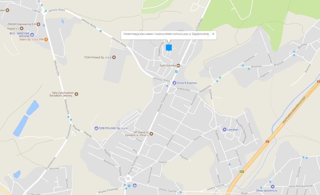 Modernizacja placu zabaw i budowa