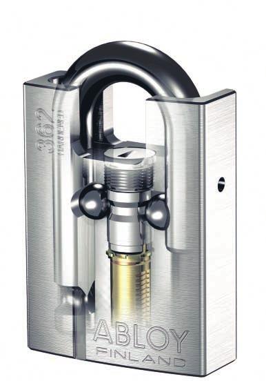 3 ABLOY padlocks offer a selection of different key systems, key profiles and key security levels.