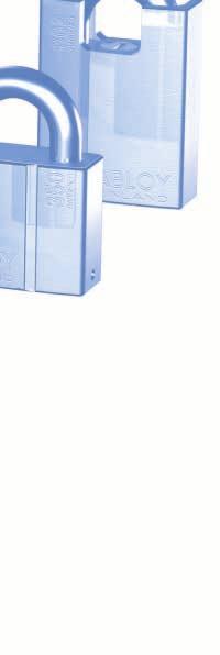 Further security is provided by hardened stainless ball bearings locking the shackle at both ends.