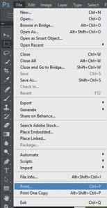 Adobe Photoshop przejdź do W oknie Print Settings znajdź swoją drukarkę. Wybierz Layout i kliknij przycisk Print Settings.
