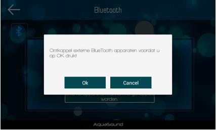 Odłączanie urządzenia zewnętrznego Dla prawidłowego funkcjonowania urządzenia, wszelkie połączone urządzenia Bluetooth zostają automatycznie rozłączane po opuszczeniu ekranu Bluetooth i przejściu do