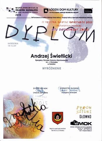 II edycja Ogólnopolskiego Konkursu Plastycznego Mój drukowany Świat zorganizowanego przez