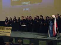 Inaguracja Roku Akademickiego 2009/2010 Pieśnią Gaude Mater Polonia wykonaną przez chór Krakowska Młoda Filharmonia rozpoczęła się inauguracja roku akademickiego 2009/2010 w Małopolskiej Wyższej