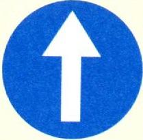 13. Który znak ostrzega przed przejściem dla pieszych? A 14. Który znak nakazuje jazdę prosto na najbliższym skrzyżowaniu? A 15.