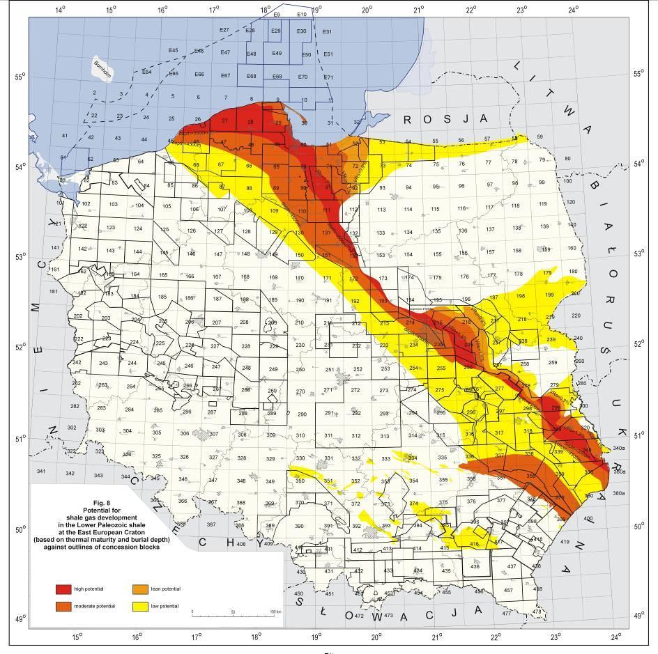 Poland a rush shale gas market