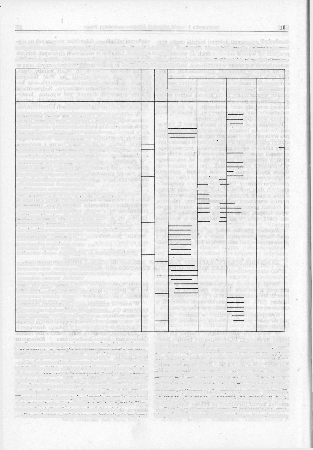.14 Irena Gajewska [32] Tabela 2 Zasięg stratygraficzny wybranych gatunków mikroflory i mikrofauny (według T. Marcinkiewicz, T. Orłowskiej-Zwolińskiej i O.