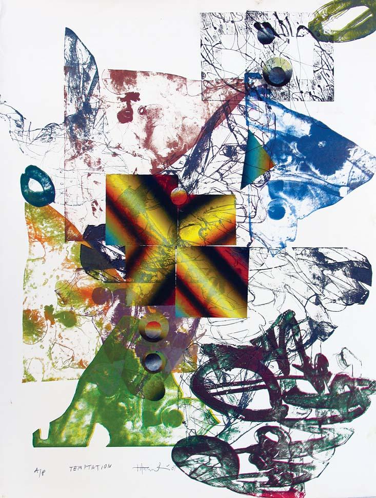 013 Temtation, 2007 litografia barwna, papier, 76 x 56,5 cm (wymiar