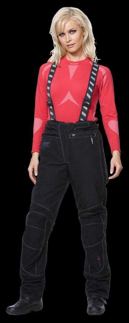 ARMIINA spodnie damskie Gore-Tex Pro Shell 3 warstwowy laminat z materiałem Armacor - połączenie nowoczesnych włókien aramidowych (kevlar) i Cordury.