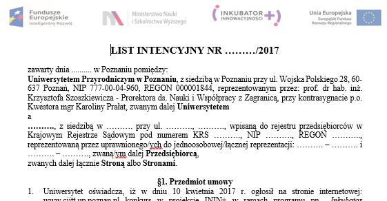 Tryb wyboru Projektów Prac Przedwdrożeniowych Utworzenie listy rankingowej (CIITT): na podstawie wyników oceny projektów przekazanych do CIITT przez członków Rady Inwestycyjnej i kryterium