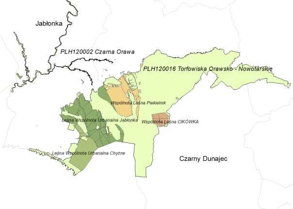 Mapa sytuacyjna OZW