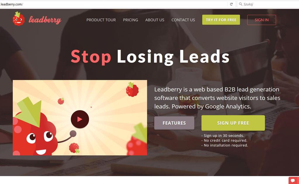 Leadberry 1 https://www.leadberry.com/ Chcesz wiedzieć kto był na twojej stronie? Jest na to sposób.