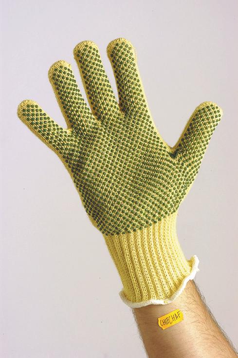 GLOVES ANTICUT - ČERVA GADWALL 1341 2xxxxx Bezszwo dzianina, Kevlar, oburęczne, średnio