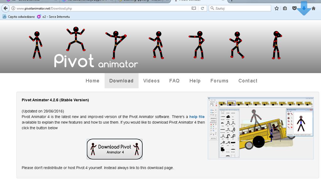 Instalacja Pivot Animator.