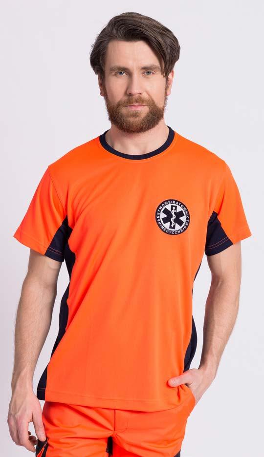 T-SHIRT RATOWNIKA TS-RM Modelowa koszulka polo ratownictwa medycznego.
