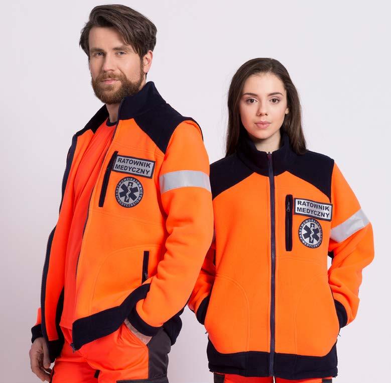 BLUZA POLAROWA RATOWNIKA BP1-RM BP2-RM Komfortowa polarowa bluza