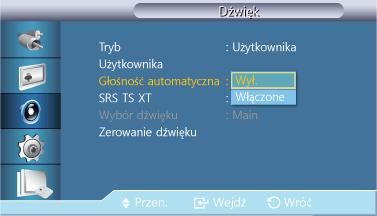 Dost. wyśw. LCD Wyświetlacz LCD jest wyposażony w wysokiej klasy wzmacniacz stereofoniczny. 1. Standardowy Wybierz Standardowy dla ustawień fabrycznych. 2. Muzyka 3.