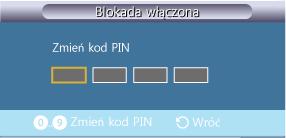 Jeśli nie pamiętasz hasła, naciśnij na pilocie przyciski INFO EXIT MUTE Hasło zostanie zresetowane do 0000.