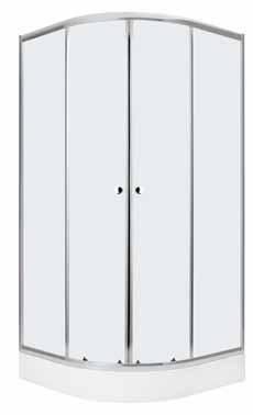 akrylowy 99 69,- Wy.: 80 x 80 c. Wys.: 8 c. Panel przedni zintegrowany. kod 86 Dostępny również o wy.: 90 x 90 c.