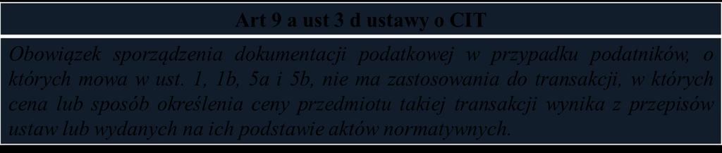 Zwolnienia z obowiązku sporządzania dokumentacji.