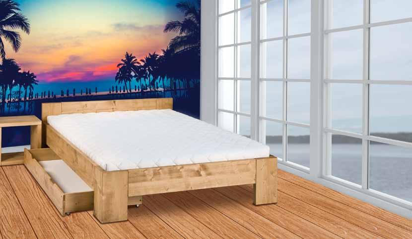 : +8 cm do łóżka dostępna jest: szuflada mała SM001 długość frontu 158 cm, łóżko Thaiti High ze skrzynią