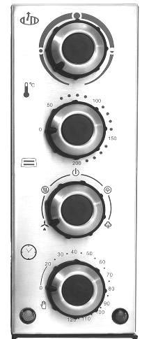 Panel obsługi 9 10 11 9 Regulator mocy parowania 10 Regulator temperatury 11 Regulator funkcji 12 Timer 13 Lampka kontrolna pracy (czerwona) 14 Lampka kontrolna funkcji (zielona) 12 13 4.