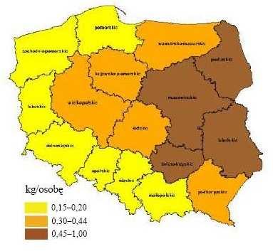 Wśród wyrobów azbestowych moŝna wydzielić dwie grupy produktów: wyroby miękkie (łamliwe, kruche) o gęstości mniejszej niŝ 1000 kg/m 3 charakteryzują się duŝym procentowym udziałem azbestu (ponad 60%)