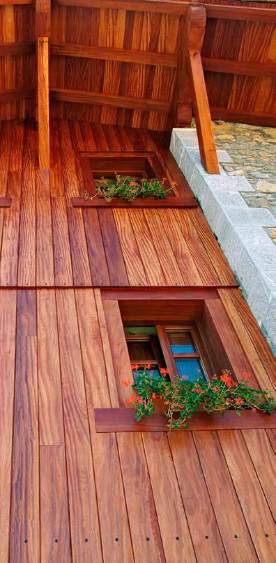 6-krotna ochrona drewna stosowanego wilgoć sinizna