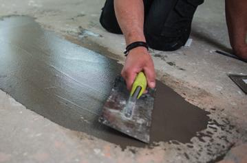 ZASTOSOWANIE Panele i płytki Moduleo Click Design Floors można kłaść na odpowiednio przygotowanych podłożach betonowych, z jastrychu cementowego, z jastrychu anhydrytowego (siarczan wapnia),