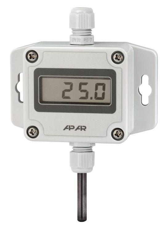 AR553 owość Programowaly przetworik temperatury AR553 wersja stadard Zakres pomiarowy PRZETWORNIKI I SEPARATORY 30 80 C (50 10 C dla sody zewętrzej z przewodem) Dokładość pomiaru ±0,5 C w zakresie 10