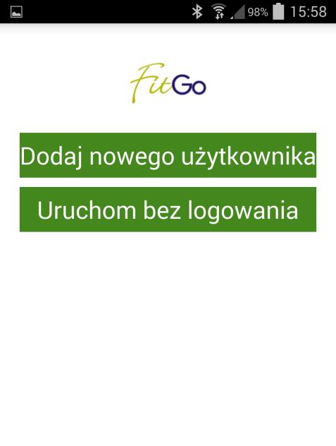 2.3 Dodaj nowego użytkownika Użytkownika można dodać po prawidłowej rejestracji poprzez stronę http://panel.fitgo.com.