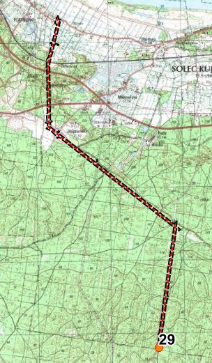 Hydrografia - Obiekty i przekształcenia antropogeniczne Obserwacje las gospodarczy w typie ubogiego boru świeżego zasięg migracji i żerowania mniejszych ssaków oraz ornitofauny w szczególności
