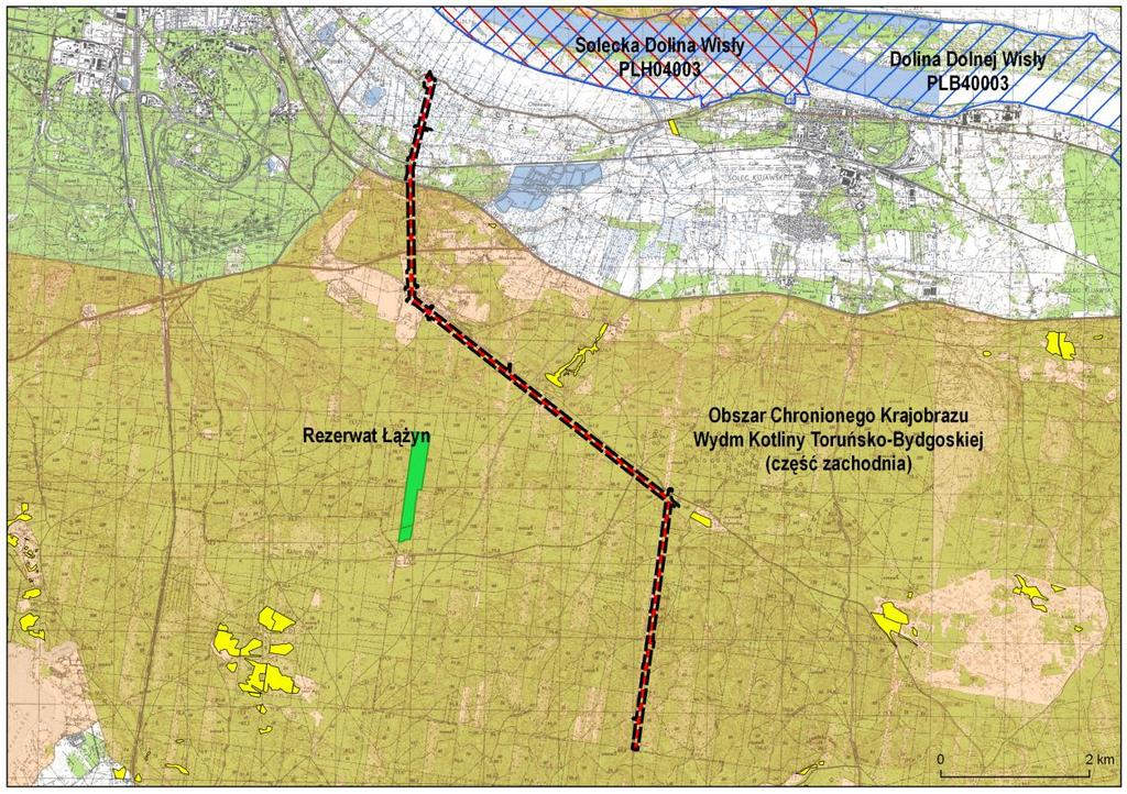 Opracowanie ekofizjograficzne do projektu m.p.z.p. na terenie gminy Solec Kujawski ( ) - Geofabryka 75/82 Obszar Natura 2000 Solecka Dolina Wisły PLH04003 oddalona ok.