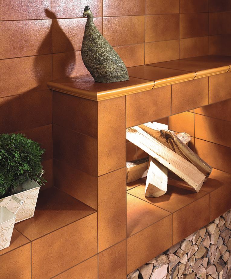 4 2100 aquarius szkliwiony / glazed clincer / глазурованный клинкер beige/brown Heksagon AQUARIUS BROWN 26 26 1,1 AQUARIUS BROWN 30 30