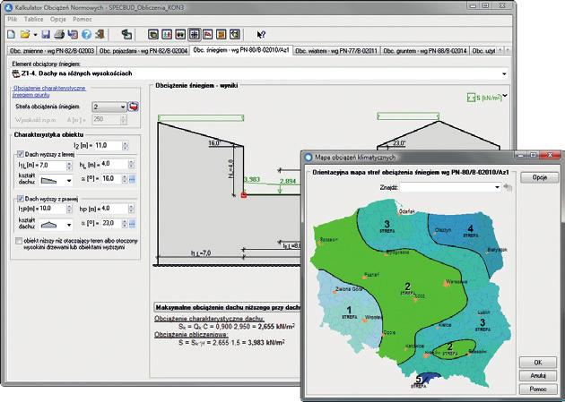 DXF, wbudowane biblioteki profili stalowych, generator przekrojów betonowych, drewnianych i innych, pełna