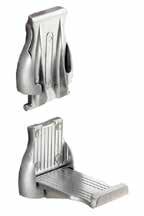 04.10 Zlewozmywaki, zawory odpływowe i wyposażenie Wyposażenie OHA podpórka na sty "DANIELA" w masywnym wykonaniu z anodowanego aluminium przeznaczona do użycia przy pielęgnacji stóp do zamontowania