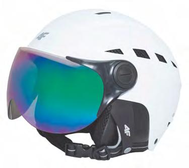 circumference regulation system - built-in goggles - ventilation: adjustable - weight: 650g (+/ 50g) - conformity with